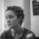 Black and white photo of poet and critic Imogen Cassels, a judge of the 2023 Michael Marks Awards for Poetry and Publisher